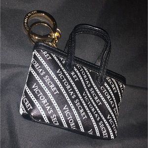 Victoria’s Secret Mini Logo Tote Bag Keychain Charm New WITHOUT tags